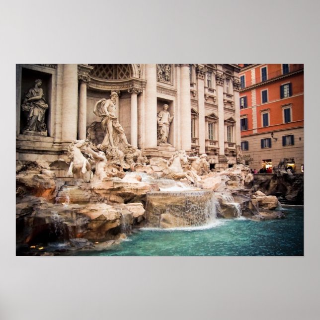 Póster Poster Fontana di Trevi Roma (Frente)