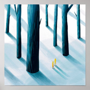 Póster Poster forestal