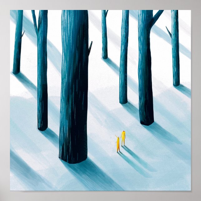 Póster Poster forestal (Frente)