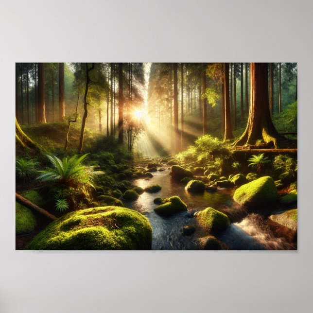 Póster Poster forestal (Frente)