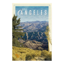 Poster Forestal Nacional de Los Ángeles
