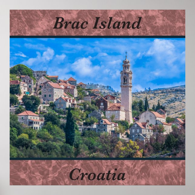 Póster Poster fotográfico de Brac Island Croatia (Frente)