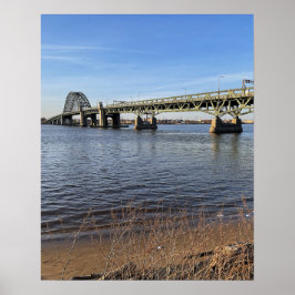 Póster Poster fotográfico de Bridge Waterscape