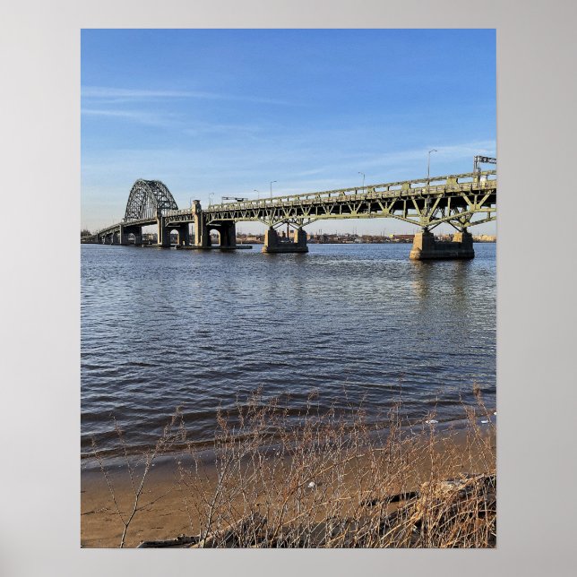 Póster Poster fotográfico de Bridge Waterscape (Frente)