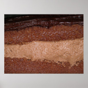 Póster Poster fotográfico de capa de chocolate