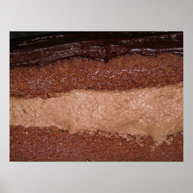 Póster Poster fotográfico de capa de chocolate (Frente)