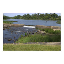 Poster fotográfico de cascada de agua