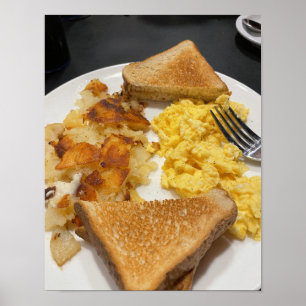 Póster Poster fotográfico de desayuno