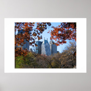 Póster Poster fotográfico de FALL IN CENTRAL PARK NYC