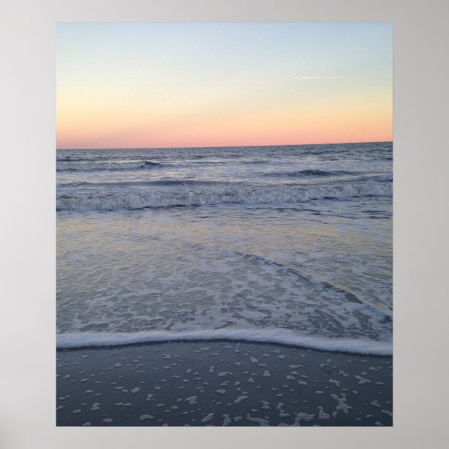 Póster Poster fotográfico de Florida Sunset Beach Ocean (Frente)