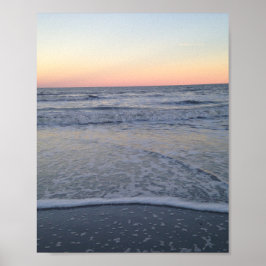 Póster Poster fotográfico de Florida Sunset Beach Ocean