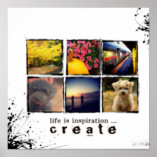 Póster poster fotográfico de instagram