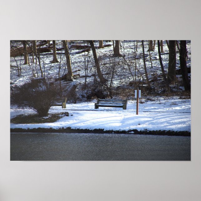 Póster Poster fotográfico de invierno (Frente)