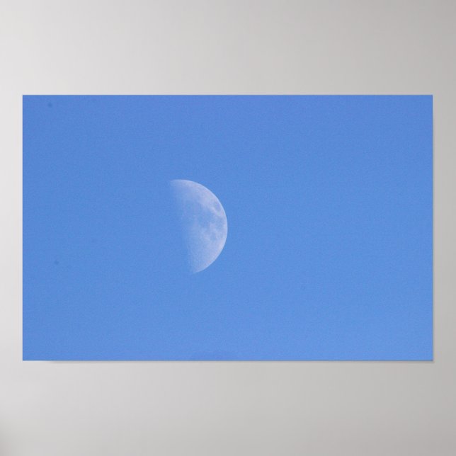Póster Poster fotográfico de la luna (Frente)