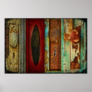 Póster Poster fotográfico de la pomo de la puerta de époc