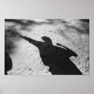 Póster Poster fotográfico de luz y sombra