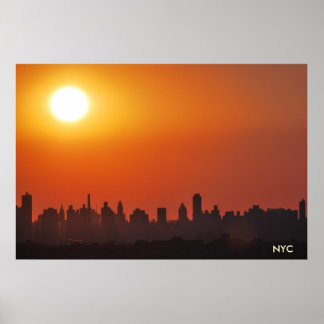 Póster Poster fotográfico de NYC/Manhattan