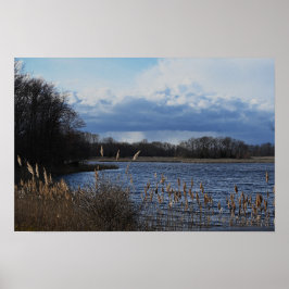 Póster Poster fotográfico de paisaje acuático