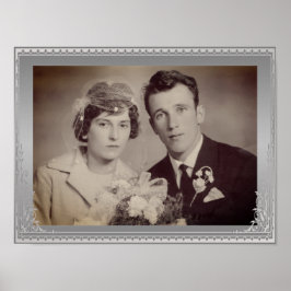 Póster Poster fotográfico de personalizado de borde de pl