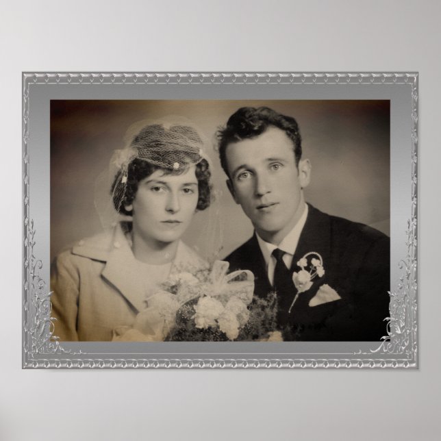 Póster Poster fotográfico de personalizado de borde de pl (Frente)