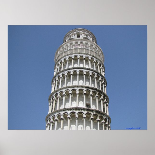 Póster Poster fotográfico de Pisa, Italia (Frente)