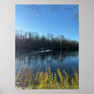 Póster Poster fotográfico de reflexiones de árbol