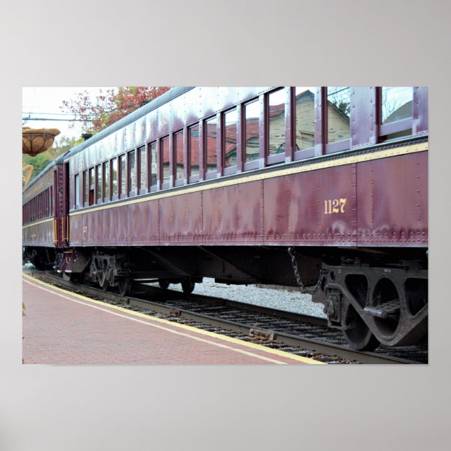 Póster Poster fotográfico de trenes (Frente)