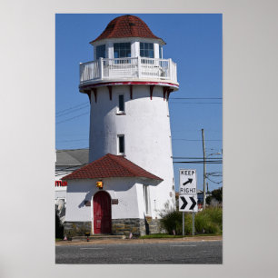 Póster Poster fotográfico del faro de Brigantine