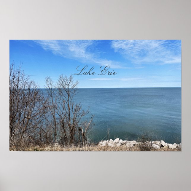 Póster Poster fotográfico del lago Erie (Frente)