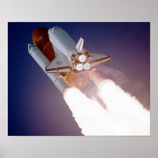 Póster Poster fotográfico del transbordador espacial de l (Frente)