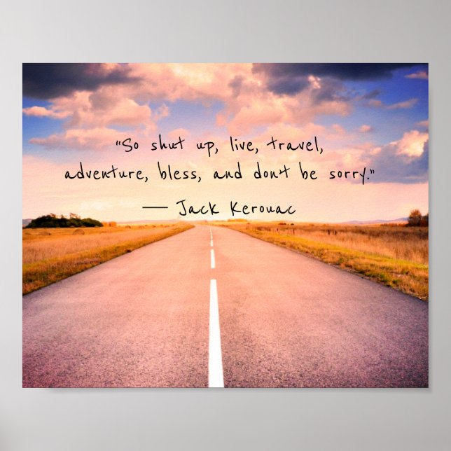 Póster poster fotográfico inspirador (Frente)