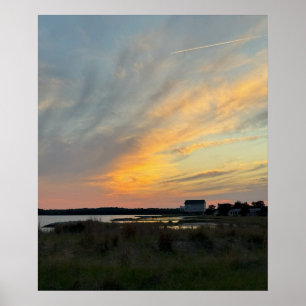 Póster Poster fotográfico Waterscape Sunset