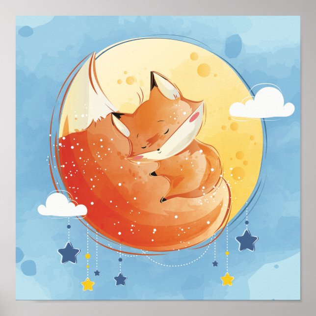 Póster Poster Fox Sleepy (Frente)