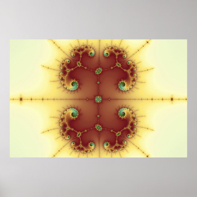 Póster Poster fractal (Frente)