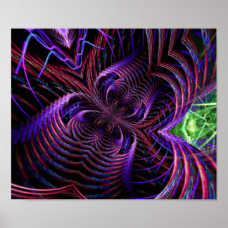 Póster poster fractal