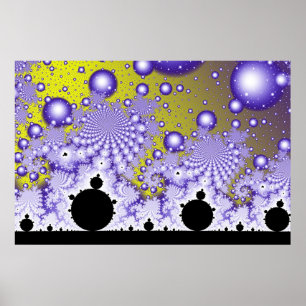 Póster Poster fractal de alta resolución Ziegler serie 1ª