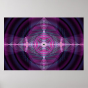 Póster Poster fractal de alta resolución Ziegler serie 1ª