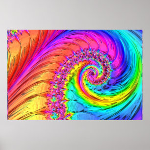 Póster Poster Fractal Glass 6