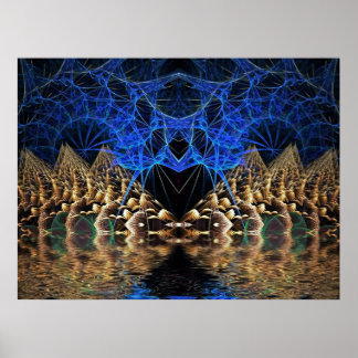 Póster Poster Fractal Knight