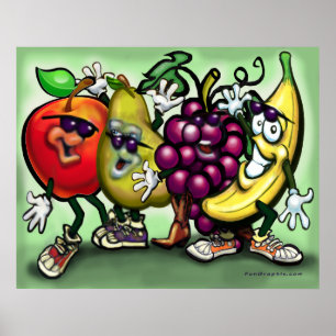 Póster Poster Fruit Gang