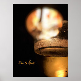 Póster Poster - Fuego y Vino