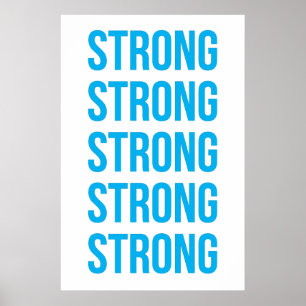 Póster Poster fuerte