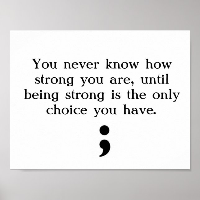 Póster poster fuerte (Frente)