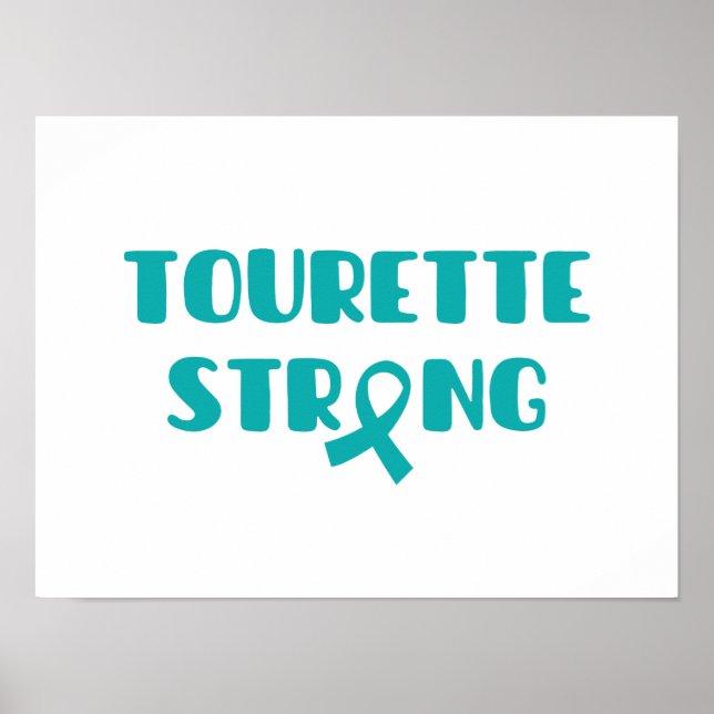 Póster Poster fuerte y pinturas Tourette (Frente)