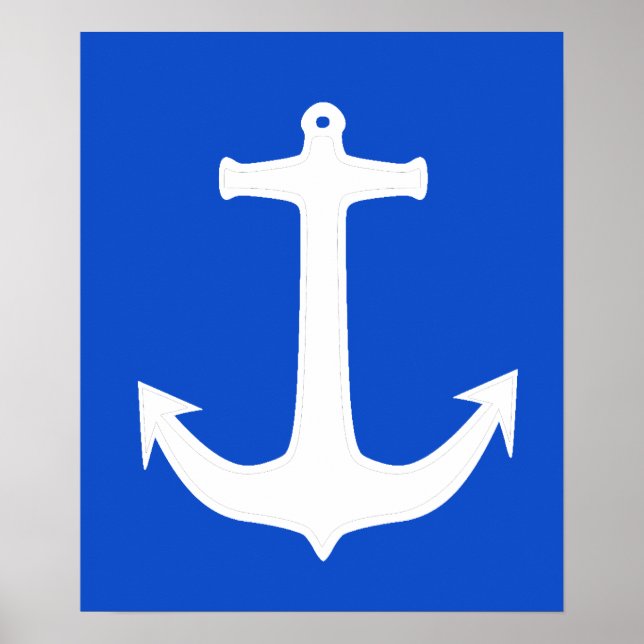 Póster Poster Funky White Anchor A3 (Frente)