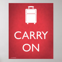 Poster Funny De Cargo En El Equipaje