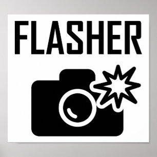 Póster Poster Funny de Flasher