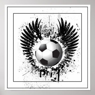 Póster Poster-fútbol de 12" x 12"