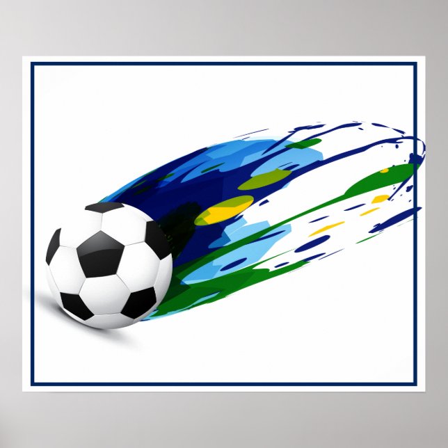Póster Poster-fútbol de 24" x 20" (Frente)