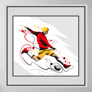 Póster Poster-fútbol de 24" x 24"